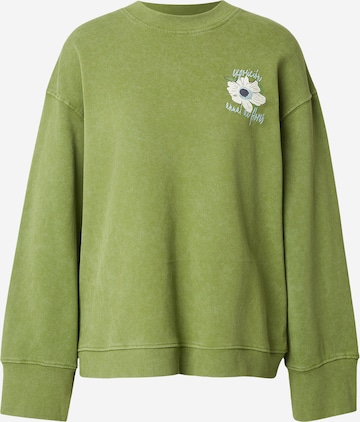 TOPSHOPSweater majica 'DUMA' - zelena boja: prednji dio