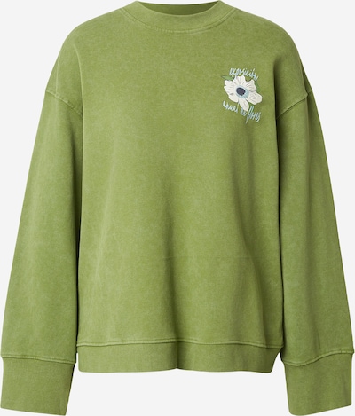 TOPSHOP Sweater majica 'DUMA' u pastelno plava / svijetlozelena / bijela, Pregled proizvoda