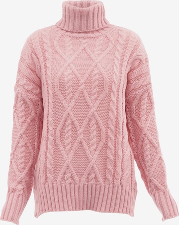 MYMO Пуловер в розово: отпред