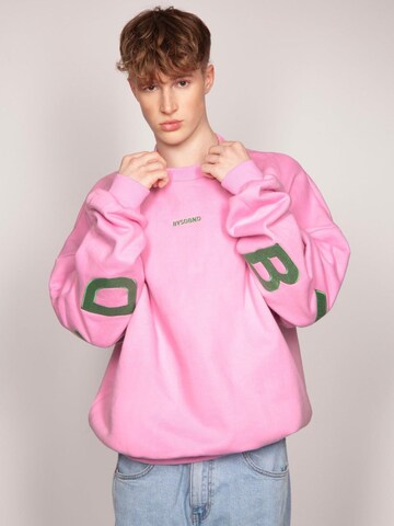 BAYSIDE BOUND Oversized sweater 'THE BYSDBND OVERSIZE SWEATER' in Pink