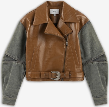 Twist Between-Season Jacket in Brown: front