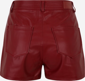 regular Pantaloni con pieghe di Tally Weijl in rosso