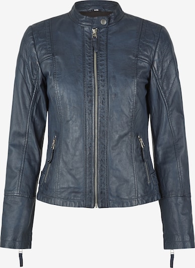 7ELEVEN Lederjacke 'SELinny' in dunkelblau, Produktansicht