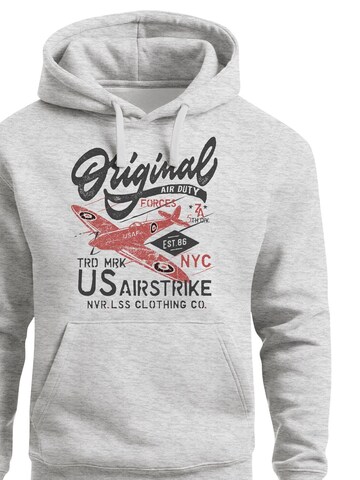 Neverless Sweatshirt 'Airstrike Spitfire' in Grey