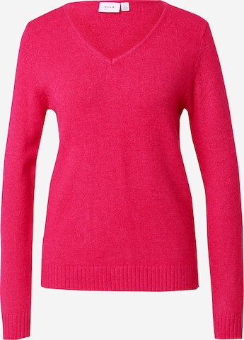 VILA Sweater 'Ril' in Pink: front