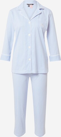 Lauren Ralph Lauren Pyjama värissä sininen: edessä