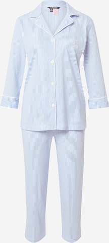 Lauren Ralph Lauren Pyjama in Blau: predná strana