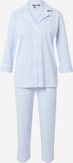 Lauren Ralph Lauren Pyjama in XS in hellblau / weiß, Produktansicht