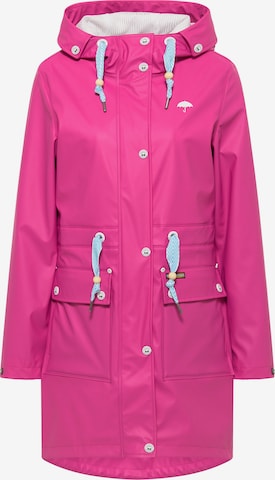 Schmuddelwedda Funkční kabát 'Incus' – pink: přední strana