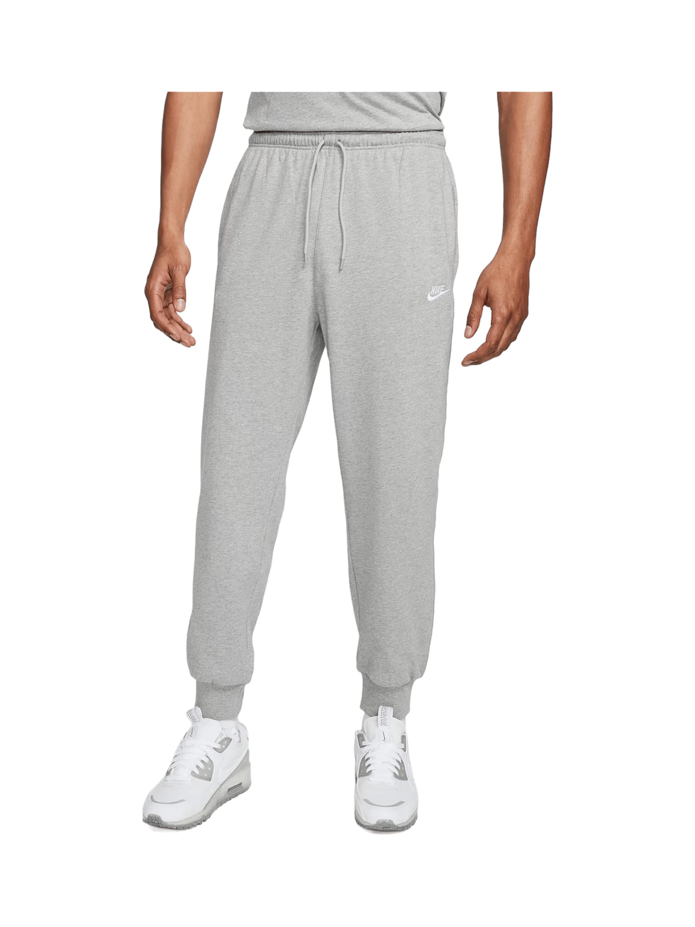 Nike Sportswear Tapered Παντελόνι 'CLUB' σε γκρι: μπροστά