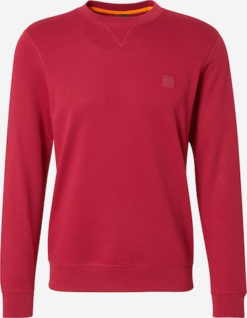 raudona BOSS Megztinis be užsegimo 'Westart': priekis