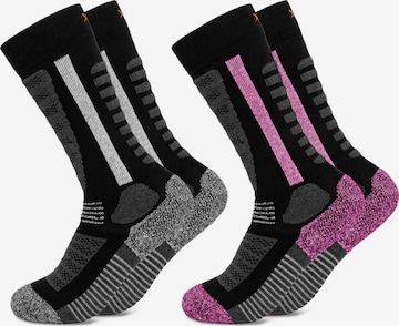 Occulto Athletic Socks 'Ski Charlie' in Grey: front