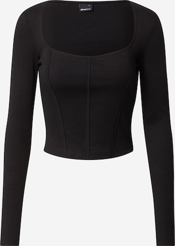 Gina Tricot Shirt 'Malva' in Schwarz: predná strana