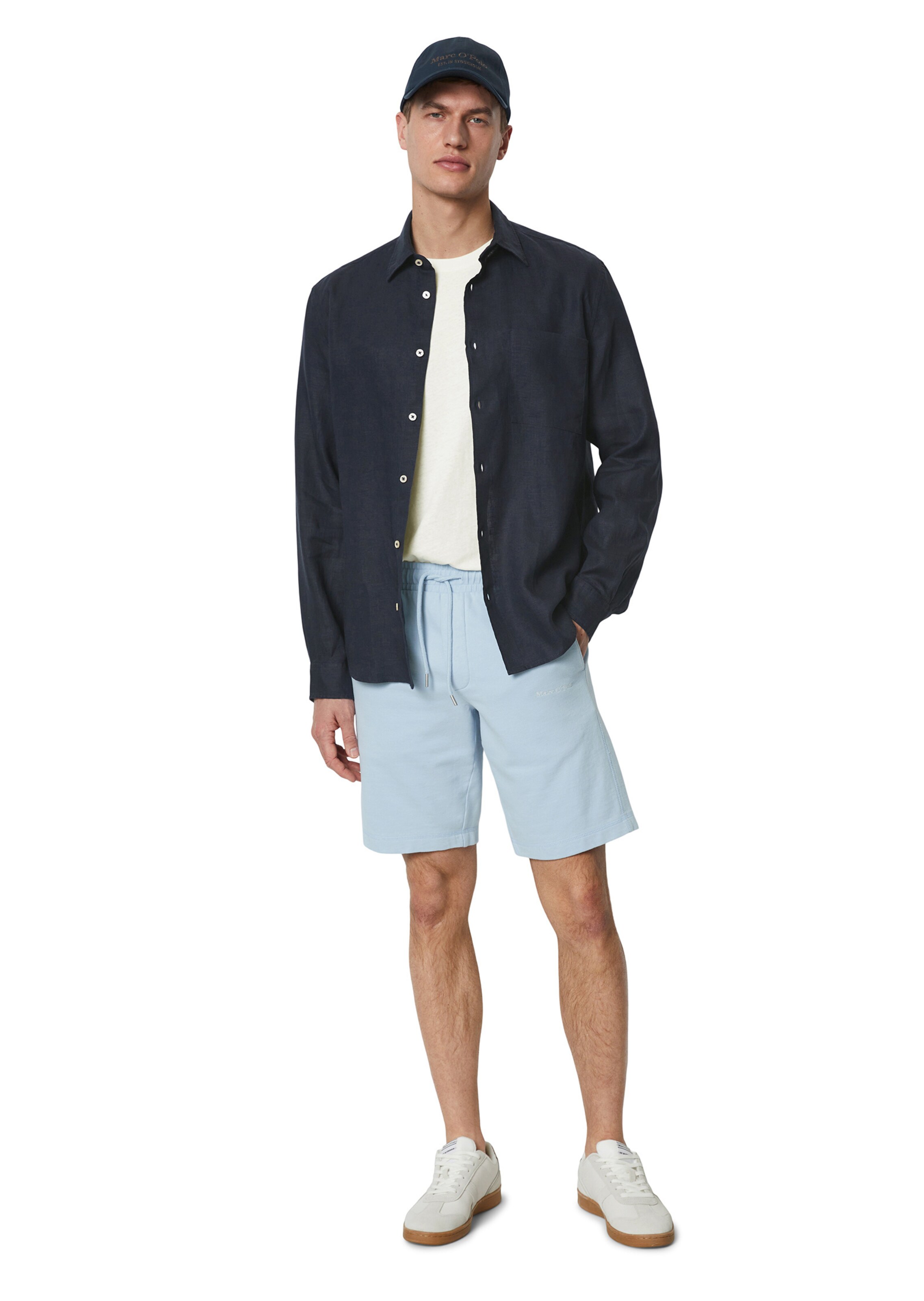 Marc O'Polo Regular fit Button Up Shirt in Blue