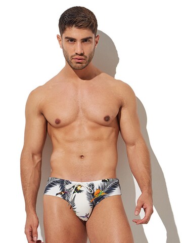 BIMONI Athletic Swim Trunks 'Swim Bikini Badeslip' in Mixed colors: front