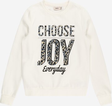 KIDS ONLY Sweatshirt 'Lena' in White: front