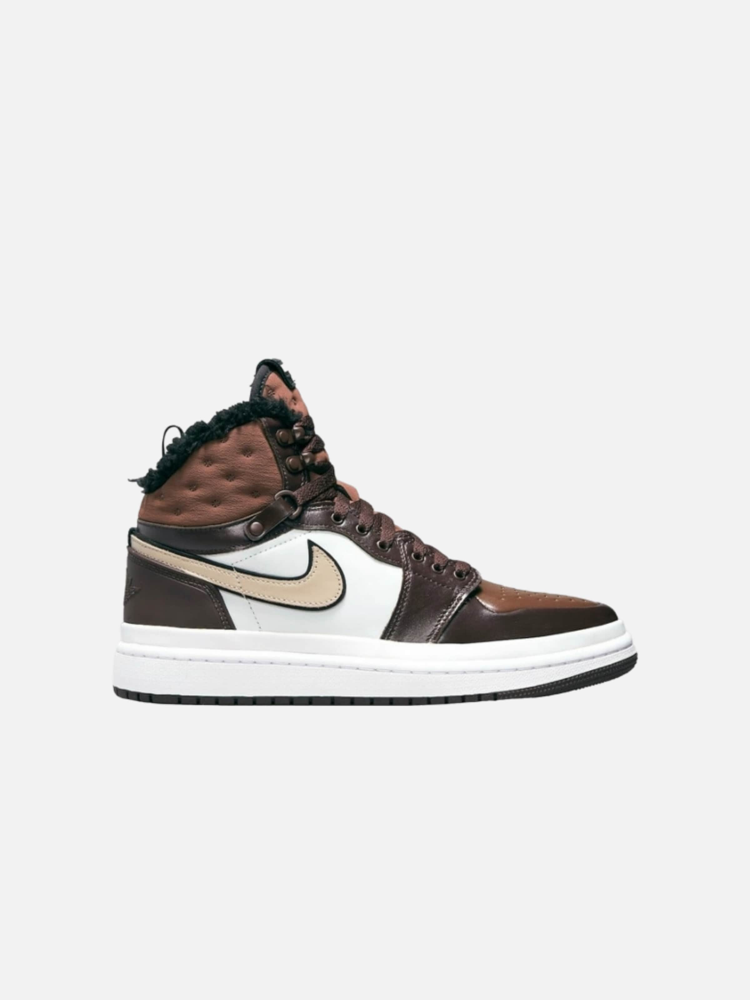 Jordan Sneaker high 'Air 1 High Fur Acclimate'‌‌‌‌‌‌‌ in Braun: Vorderseite