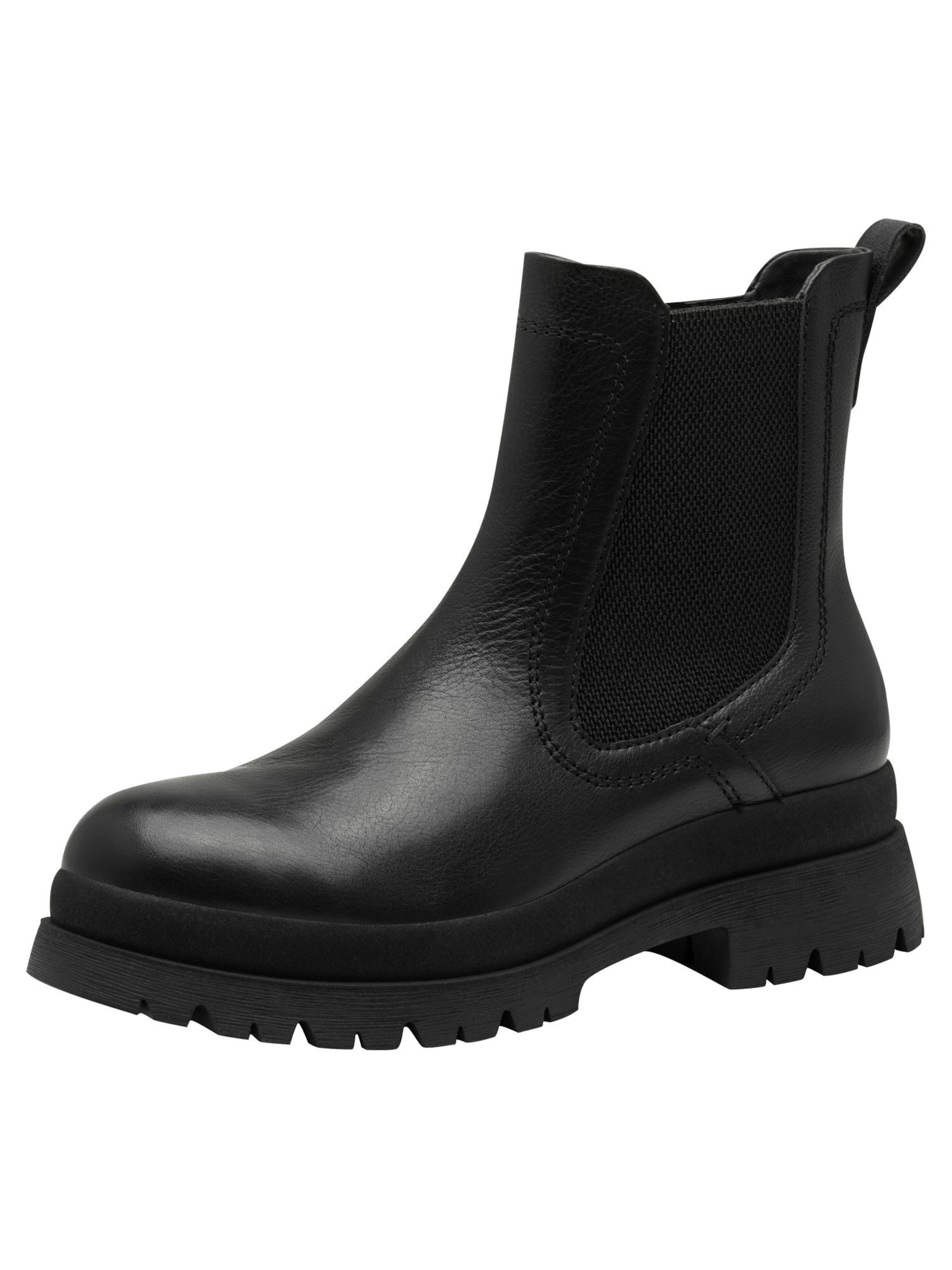Tamaris Chelsea boots in Black: front