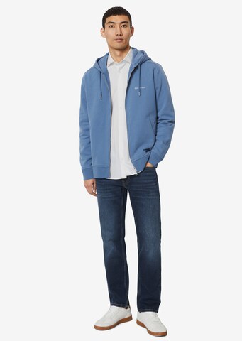 Marc O'Polo Zip-Up Hoodie in Blue