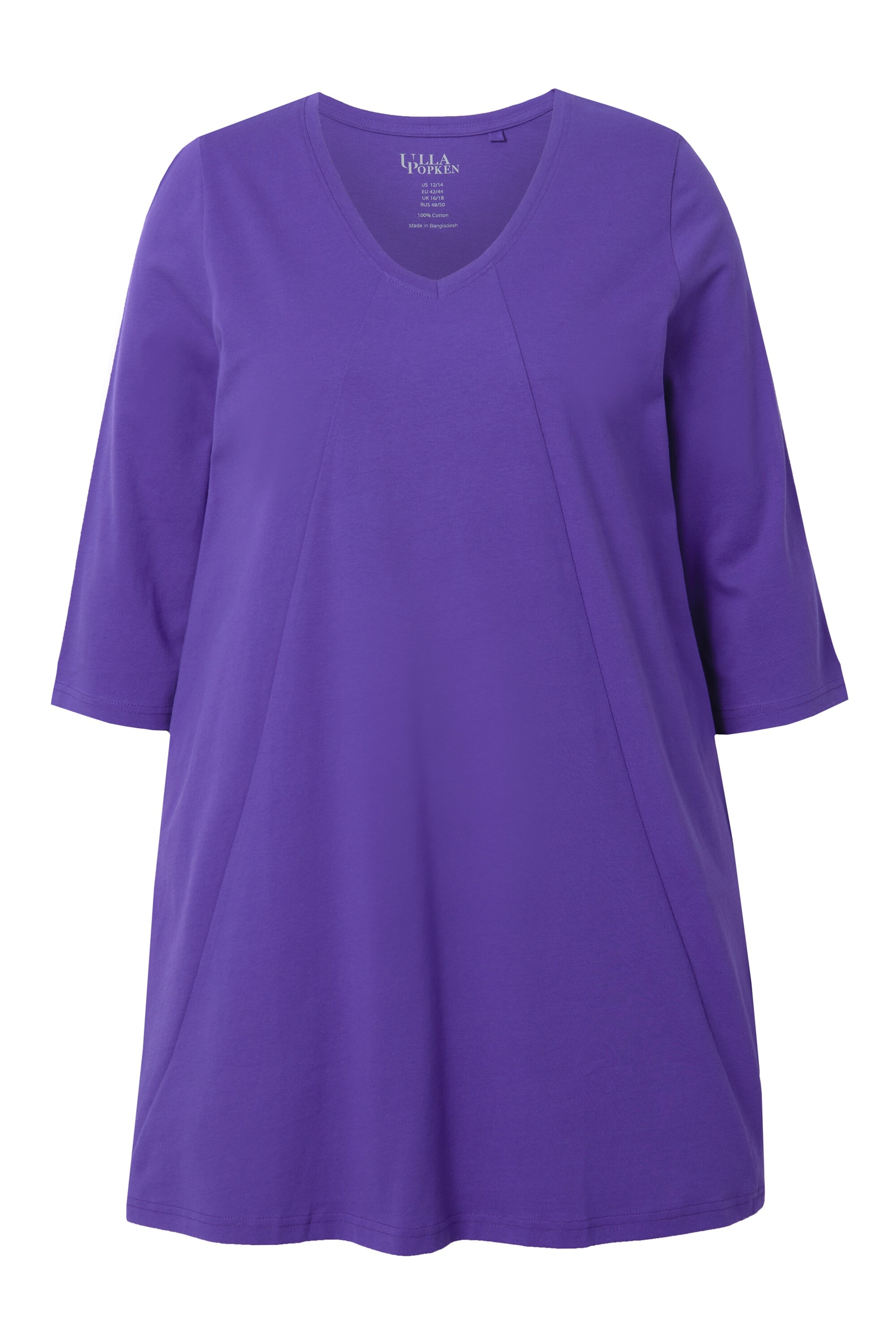 Ulla Popken Shirt in Lila: Vorderseite