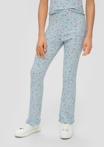 s.Oliver Flared Leggings in Blue: front