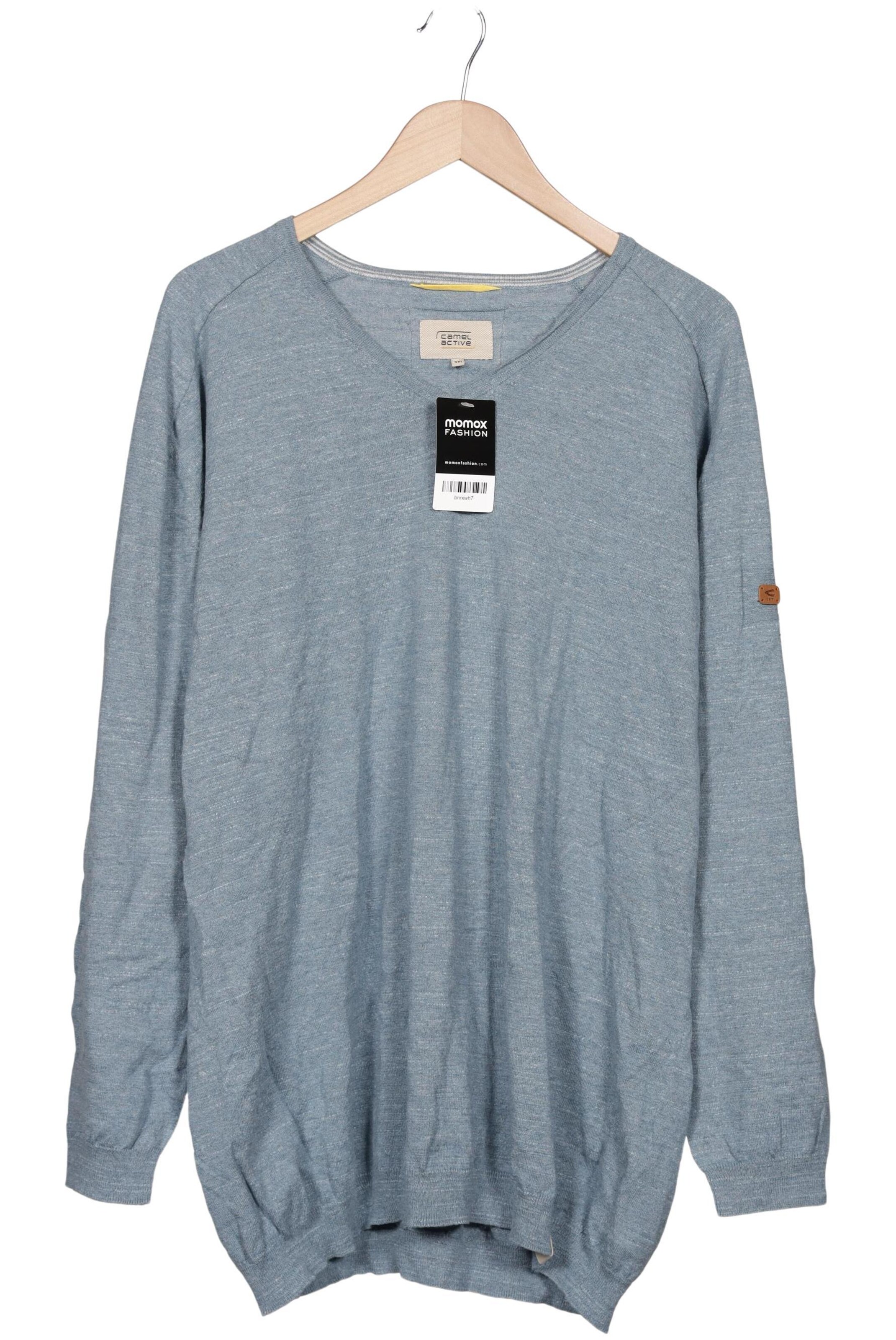 CAMEL ACTIVE Sweater & Cardigan in XXXL in Blue: front