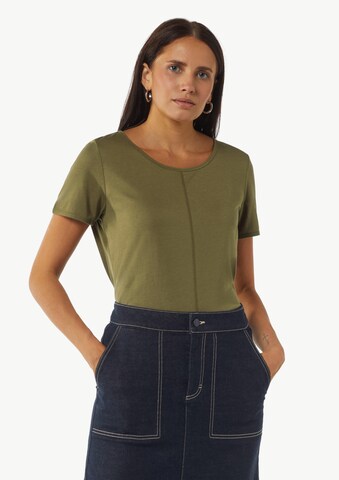 comma casual identity - Camiseta en verde: frente