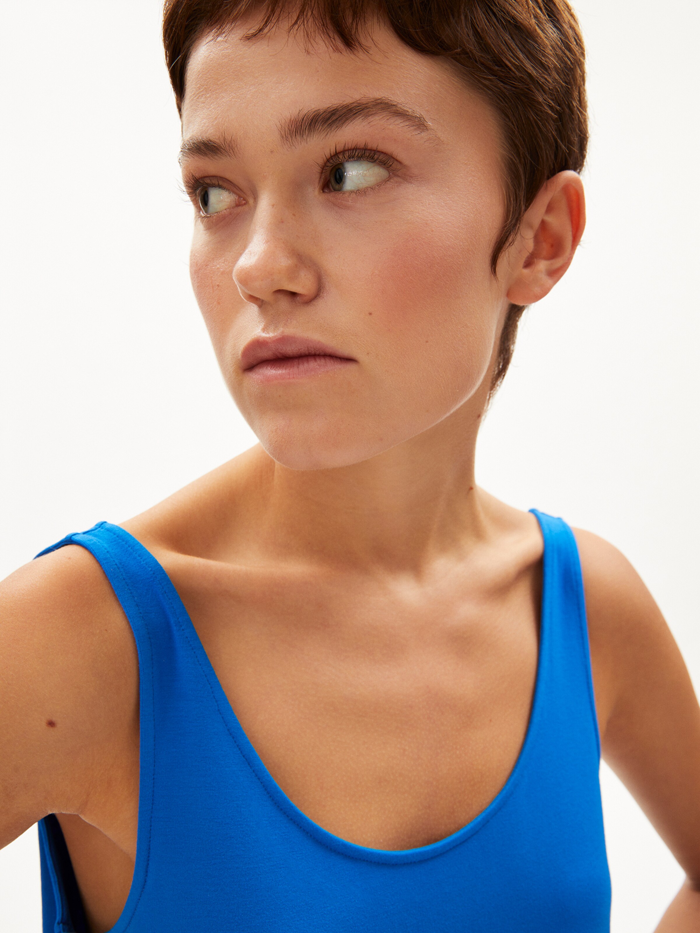 ARMEDANGELS Dress in Blue: front