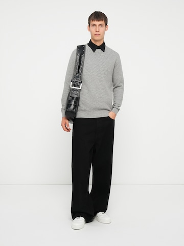Pull-over 'JPRBLUBARKLEY' JACK & JONES en gris