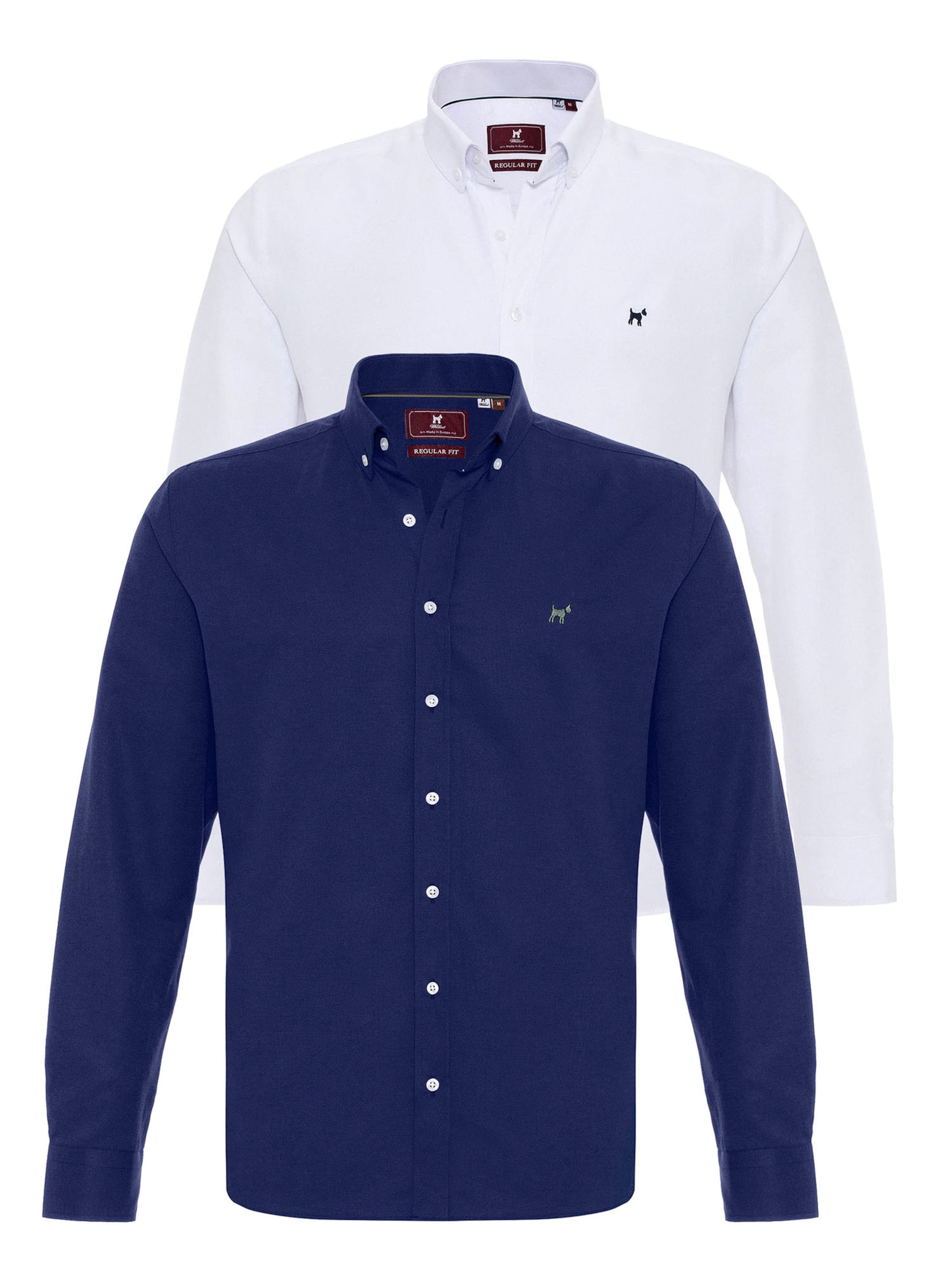 Williot Button Up Shirt in Blue: front