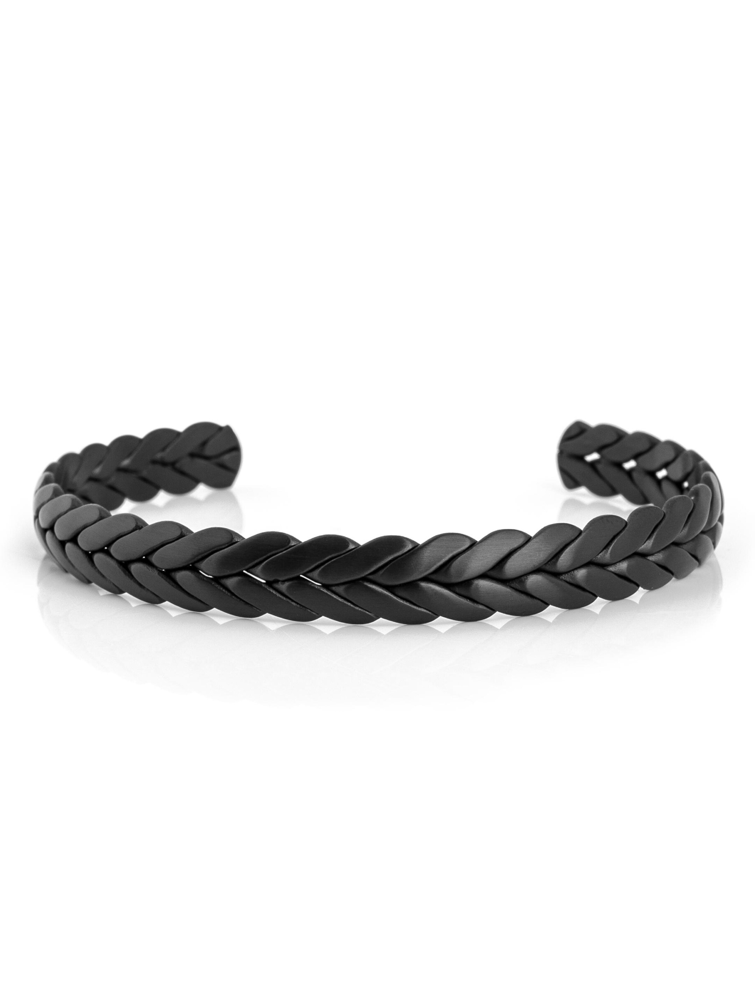 Akitsune Bracelet 'Laurea Laurel' in Black: front