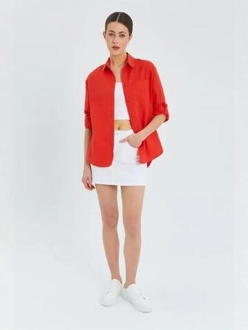 Camicia da donna di MixRay in rosso