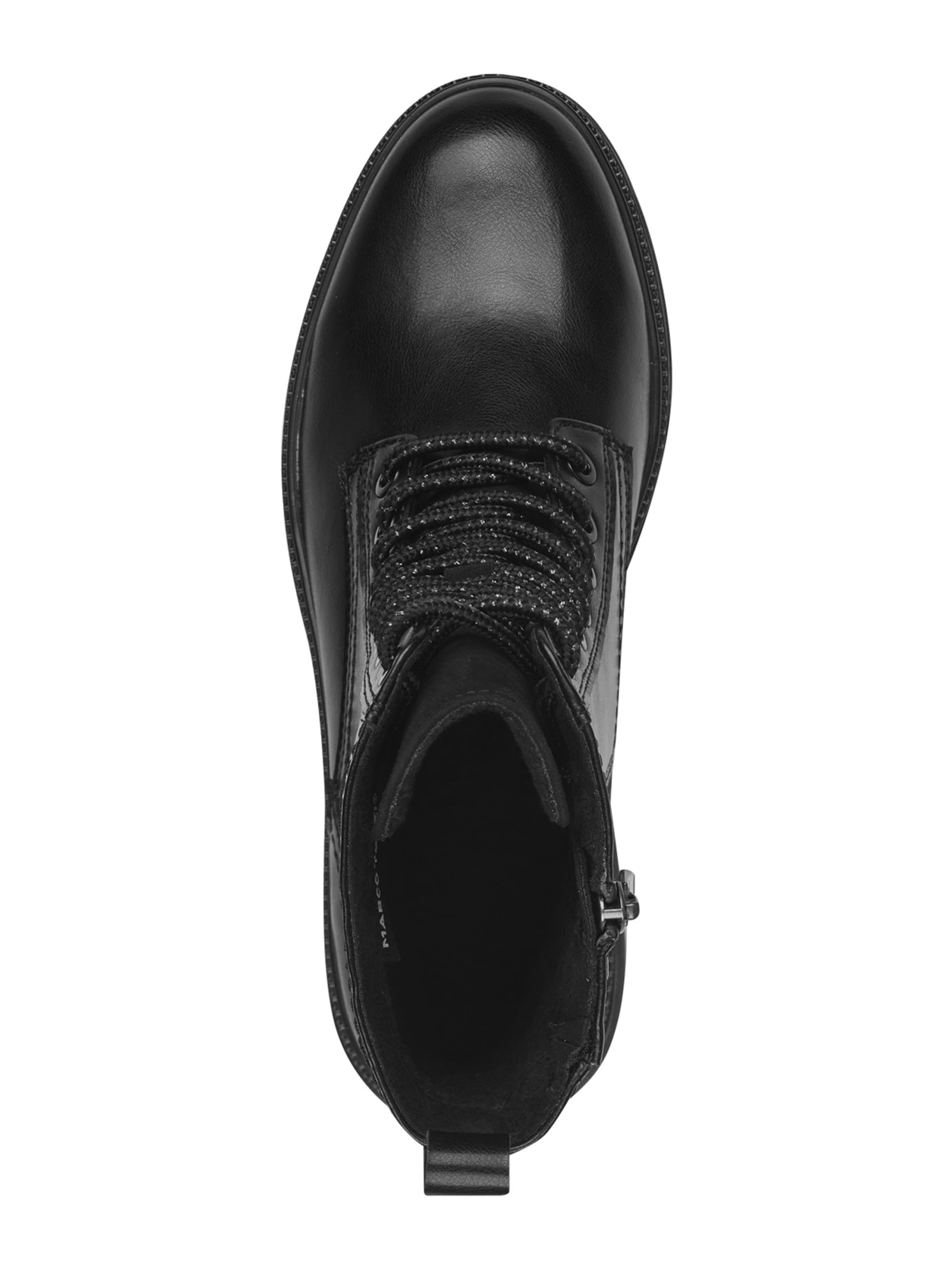 MARCO TOZZI Ниски ботуши с връзки в черно