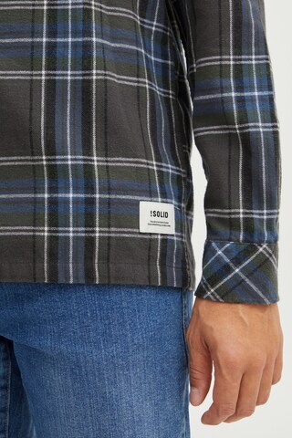 !Solid Regular fit Button Up Shirt 'Danar' in Grey