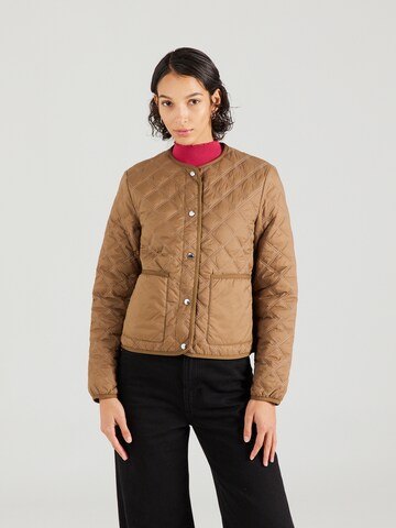 BOSS Between-season jacket 'Palisi1' in Brown: front