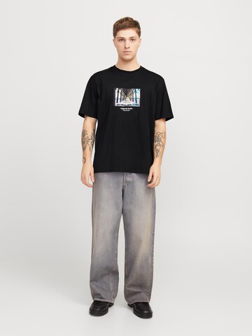 JACK & JONES Μπλουζάκι 'JORVESTERBRO' σε μαύρο