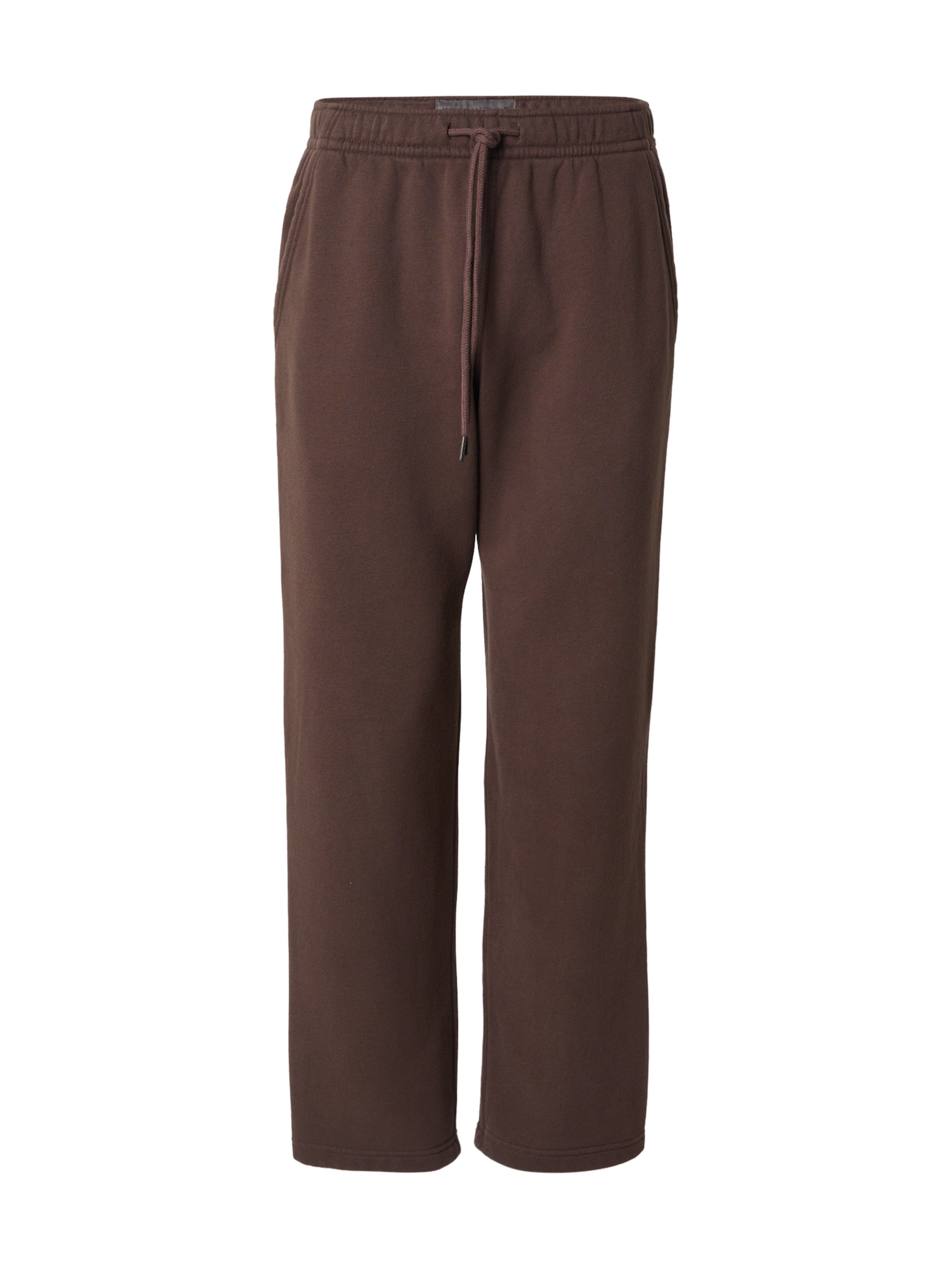 Abercrombie & Fitch Regular Housut 'ESSENTIAL' värissä ruskea: etupuoli