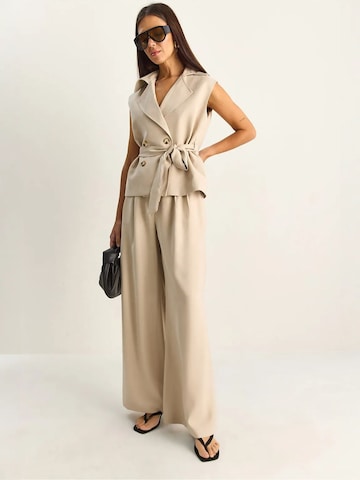 Bianco Lucci Pantsuit in Beige