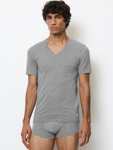 Marc O'Polo - Camiseta térmica 'Essentials' en gris: frente