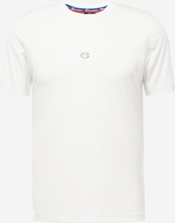 Champion Authentic Athletic Apparel Λειτουργικό μπλουζάκι σε λευκό: μπροστά