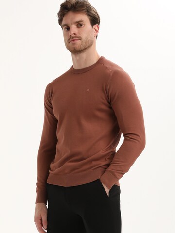 Gabbiano Pullover in Braun