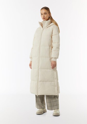 comma casual identity Wintermantel in Beige: voorkant