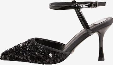 LipsySandale - crna boja: prednji dio