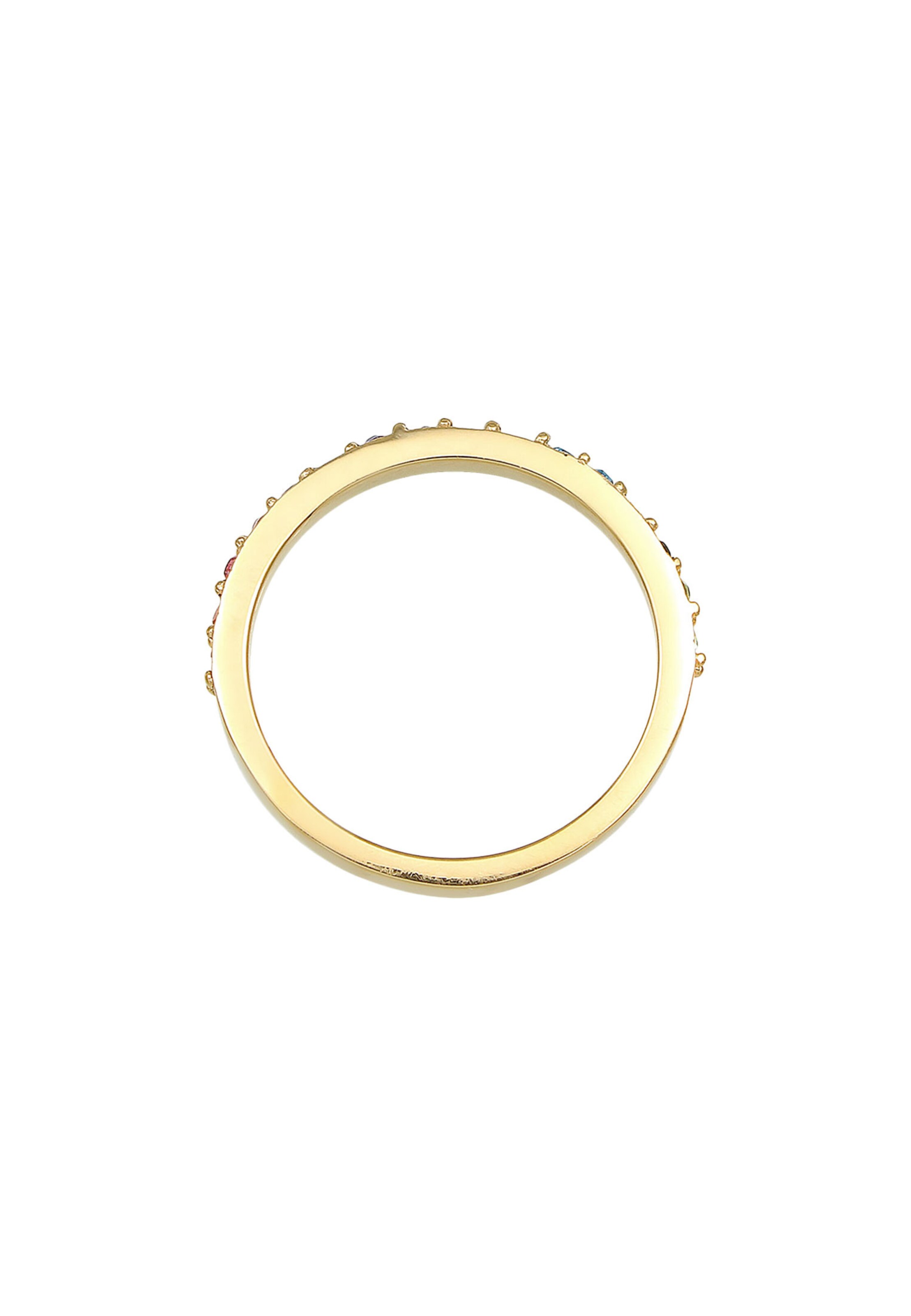 ELLI Кольцо 'Rainbow' в Золотой
