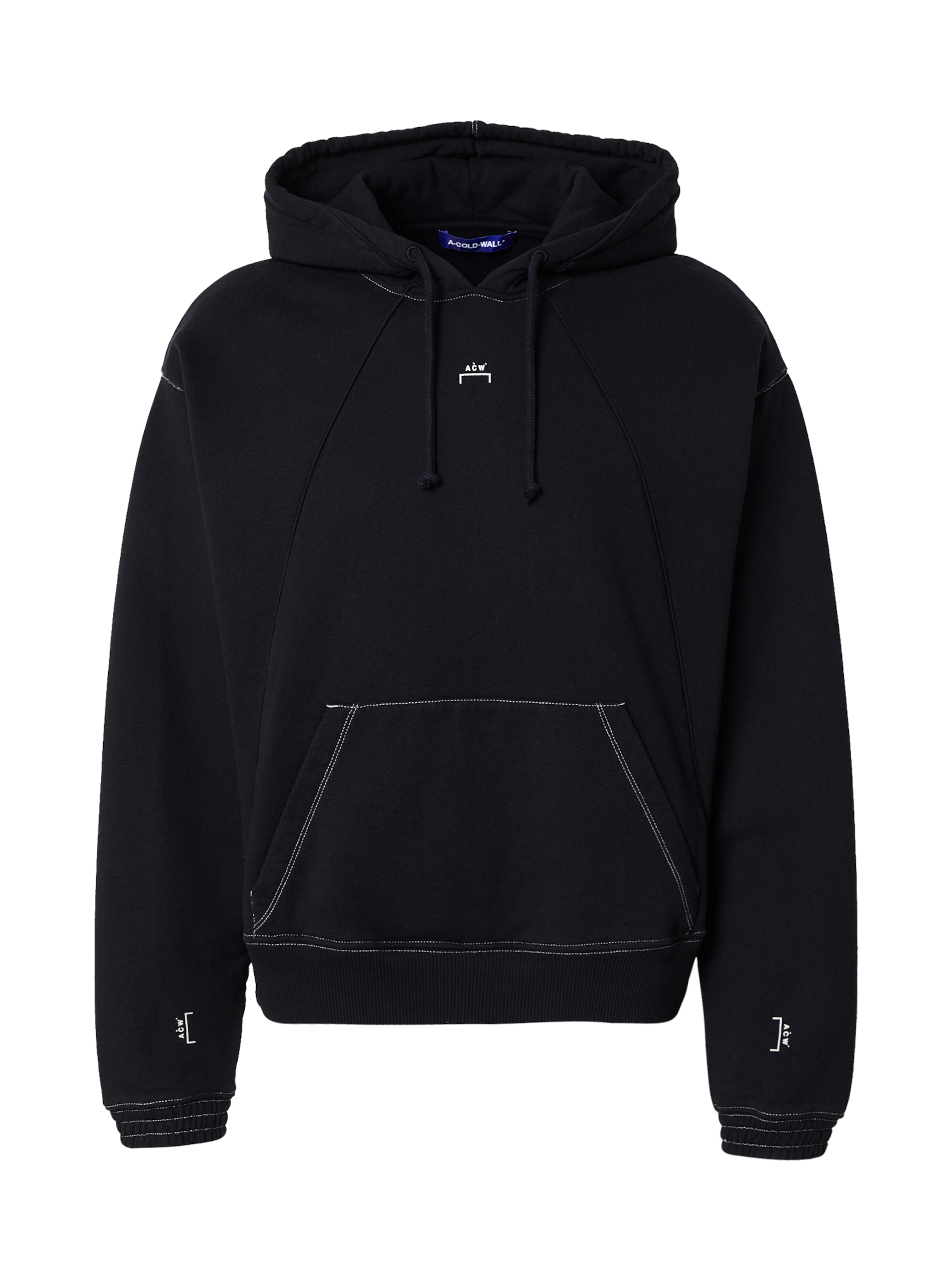 juoda A Cold Wall Megztinis be užsegimo: priekis