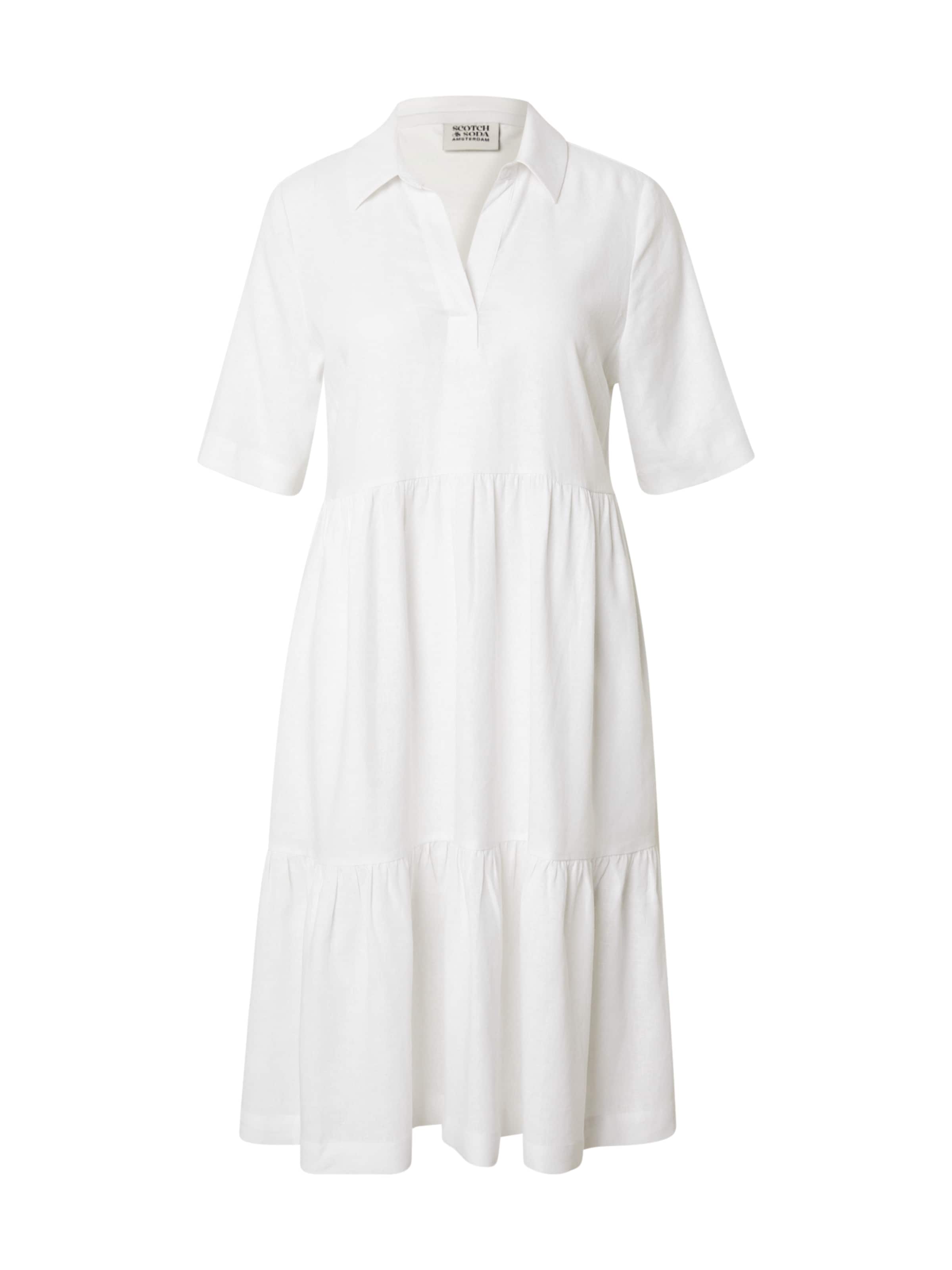 NÜMPH Blusekjole 'YNGVA' i hvid: forside