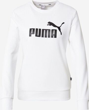 PUMA Sportief sweatshirt in Wit: voorkant