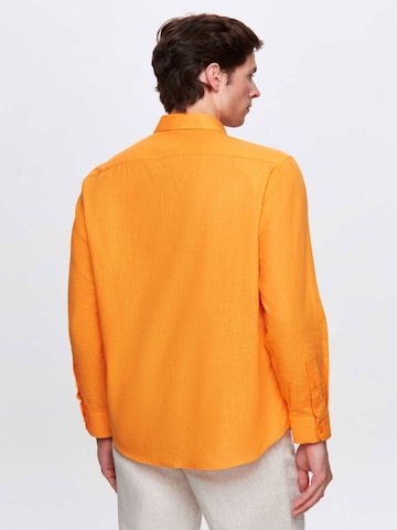 D’S Damat Regular fit Overhemd in Oranje