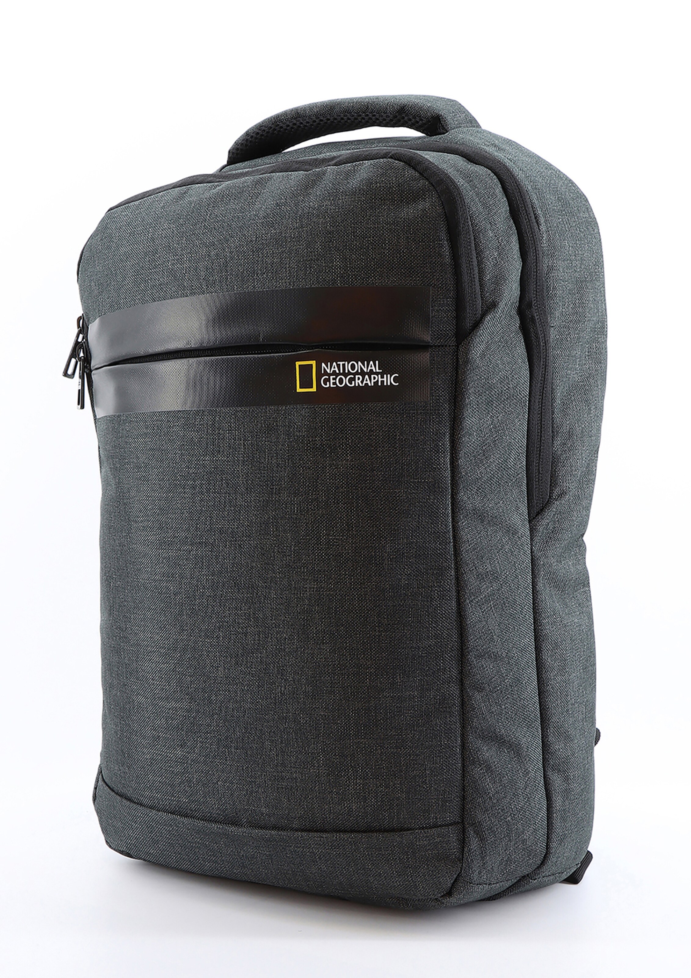 National Geographic Backpack 'Stream' in Grey: front