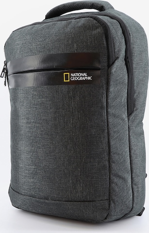 National Geographic Backpack 'Stream' in Grey: front